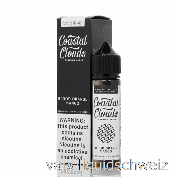 Blutorange Mango - Coastal Clouds Co. - 60 Ml 0 Mg Vape Ohne Nikotin